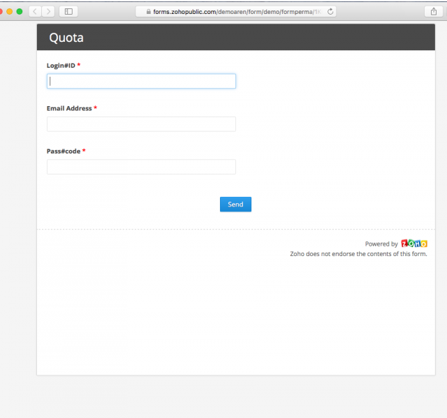 Fake login page is presented in the message.