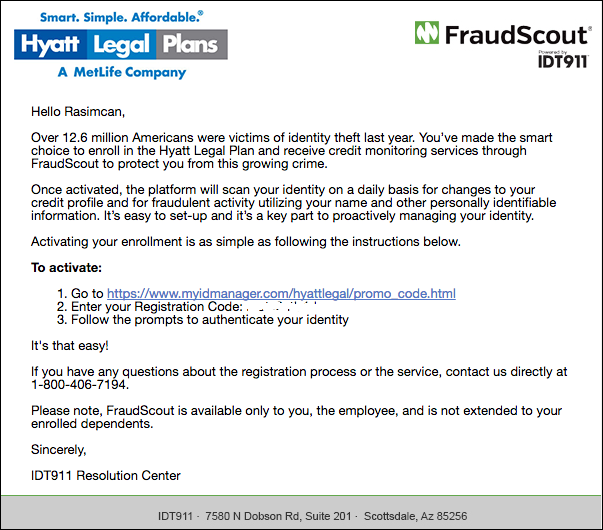 FraudScout message image